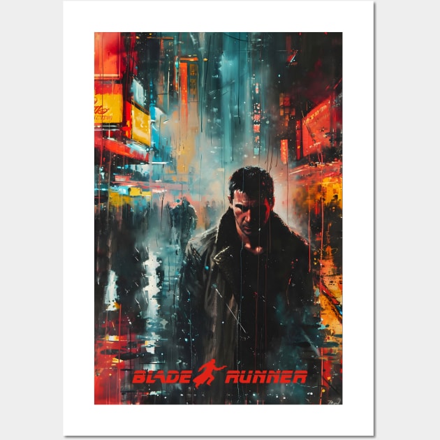 Blade Runner Wall Art by NeonOverdrive